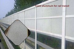 Fabricante de espuma de aluminio para tránsito ferroviario en china